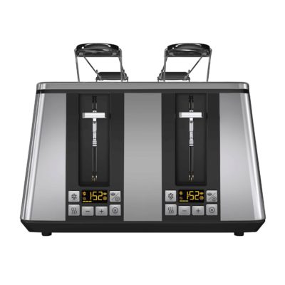 Hotpoint TT44EUP0UK Ultimate Collection 4 Slot Digital Toaster in Polished Chrome Hotpoint TT44EUP0UK Ultimate Collection 4 Slot Digital Toaster in Polished Chrome